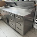 1580068-1 Refrigerated counter Coolpart with cooling trough 12 drawers