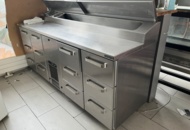 1580068 Refrigerated counter Coolpart with cooling trough 12 drawers