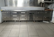1580069 Grill cooling bench Coolpart 12 drawers and stainless steel riser
