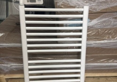 4 st nya elektriska handdukstorkar LVI/Purmo Jarl – 300 W – 862 × 500 mm