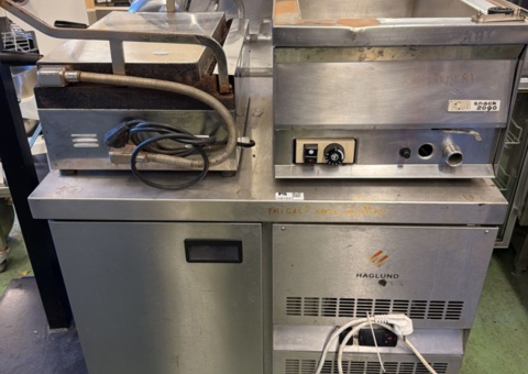 Refrigerated counter, heating unit, contact grill - Haglund, Eku, Options