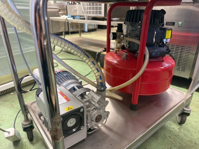 1567034-11 Sealer with vacuum pump and compressor – ILPRA, Busch, Fini