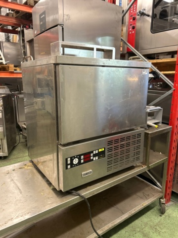 1567040-2 Chillblaster and stainless steel bench on wheels - Zanussi