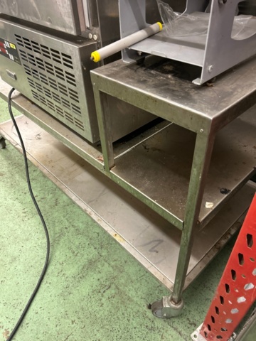 1567040-8 Chillblaster and stainless steel bench on wheels - Zanussi