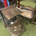 1566037-1 Back cart, chafing dish, tub on wheels