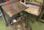 1566037 Back cart, chafing dish, tub on wheels