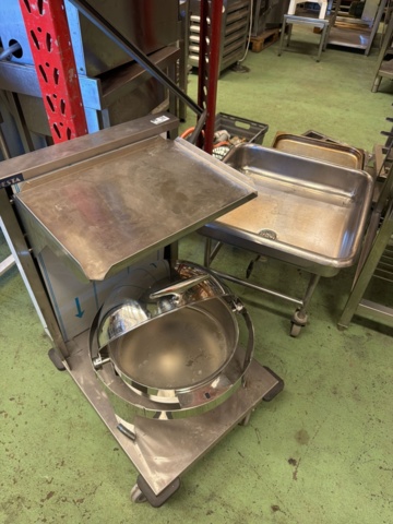 1566037-1 Back cart, chafing dish, tub on wheels