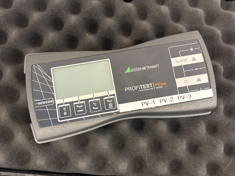 1511384-2 Installation tester with accessories - Gossen Metrawatt Profitest PV Sun