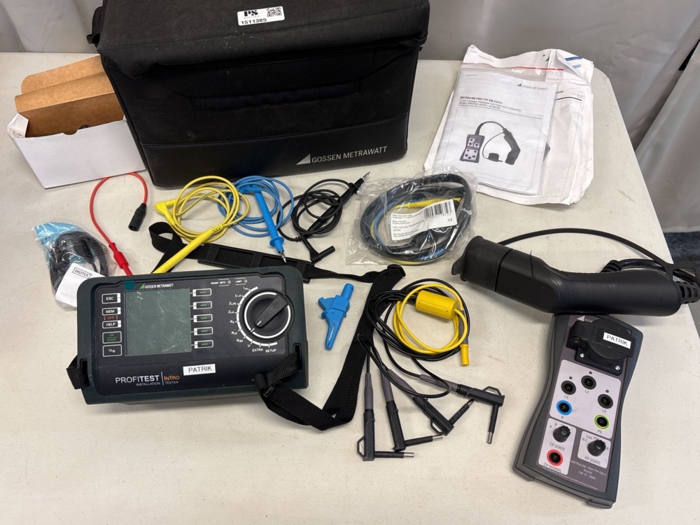 1511385-1 Installation tester with accessories - Gossen Metrawatt Profitest Intro