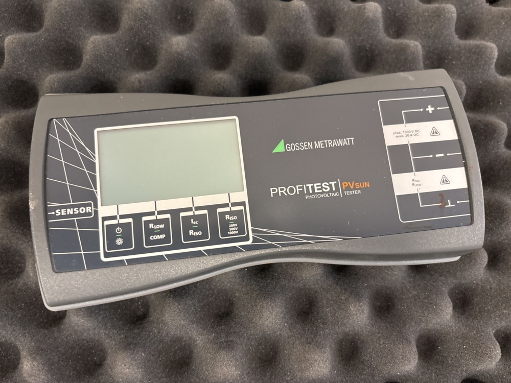 1511386-3 Installation tester with accessories - Gossen Metrawatt Profitest PV Sun