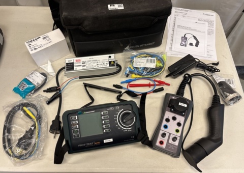 Installation tester with accessories - Gossen Metrawatt Profitest Intro