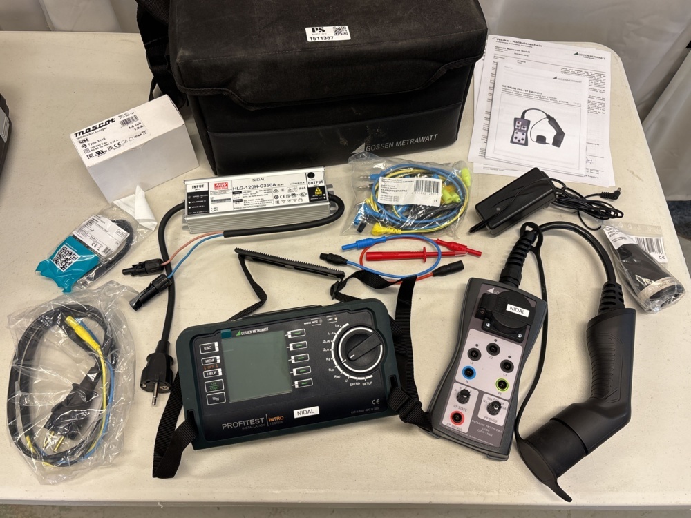 1511387-1 Installation tester with accessories - Gossen Metrawatt Profitest Intro