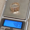 1435880-10 Silversmycken - ringar, halsband m.m. ca 26 gram