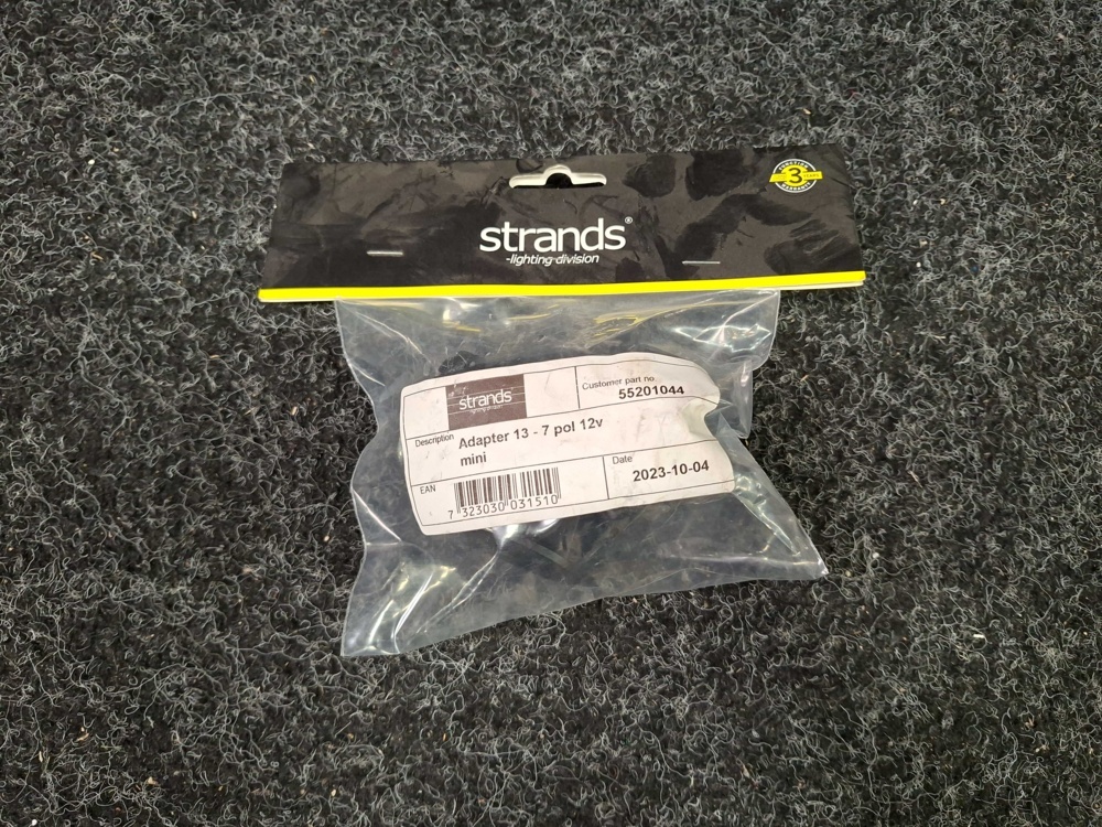 1580148-2 10 trailer adapters 13-pin to 7-pin, Strands