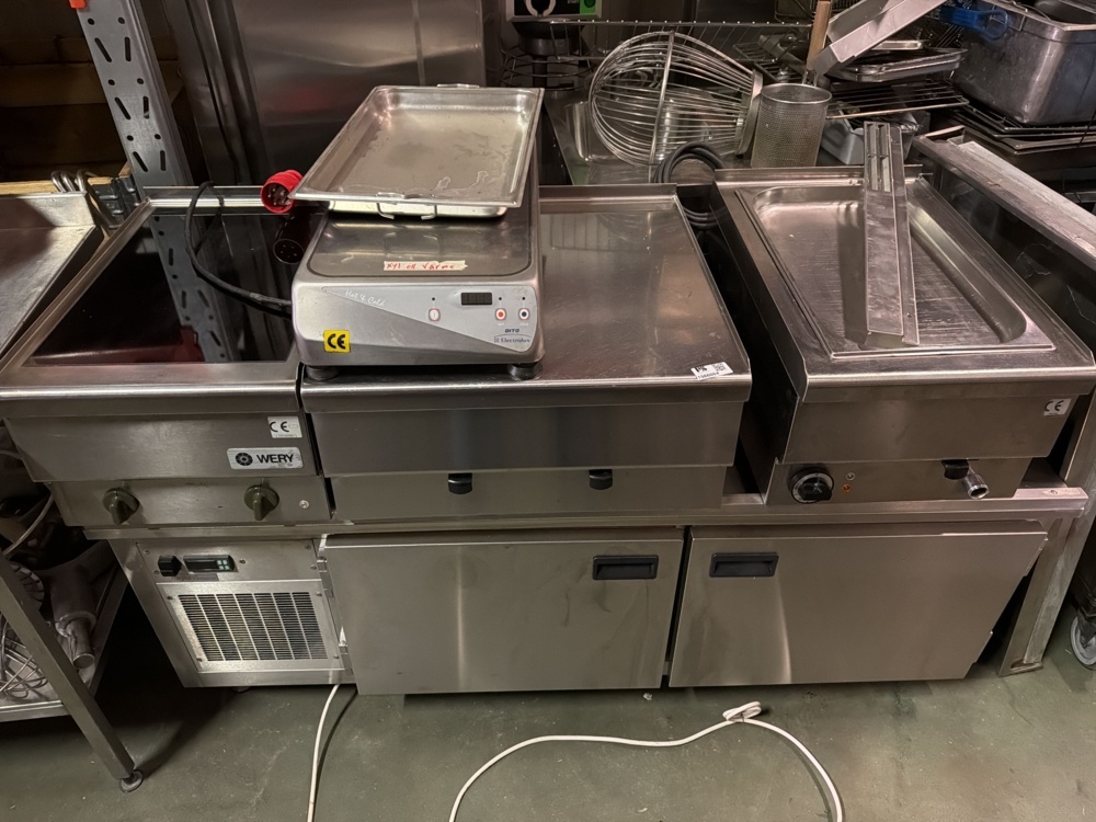 1566064-1 Kylbänk, avlastningbänk, kyl och värmeplatta, m.m - Haglund, Electrolux, Wery