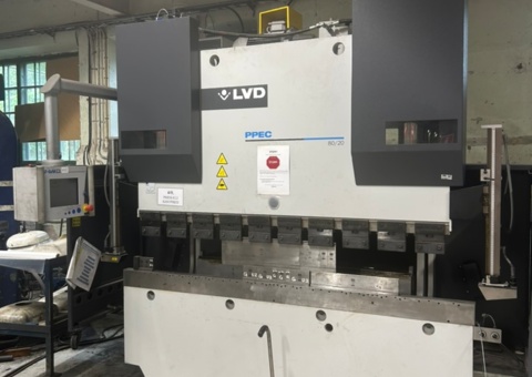 Hydraulisk kantpress - LVD PPEC 80/20