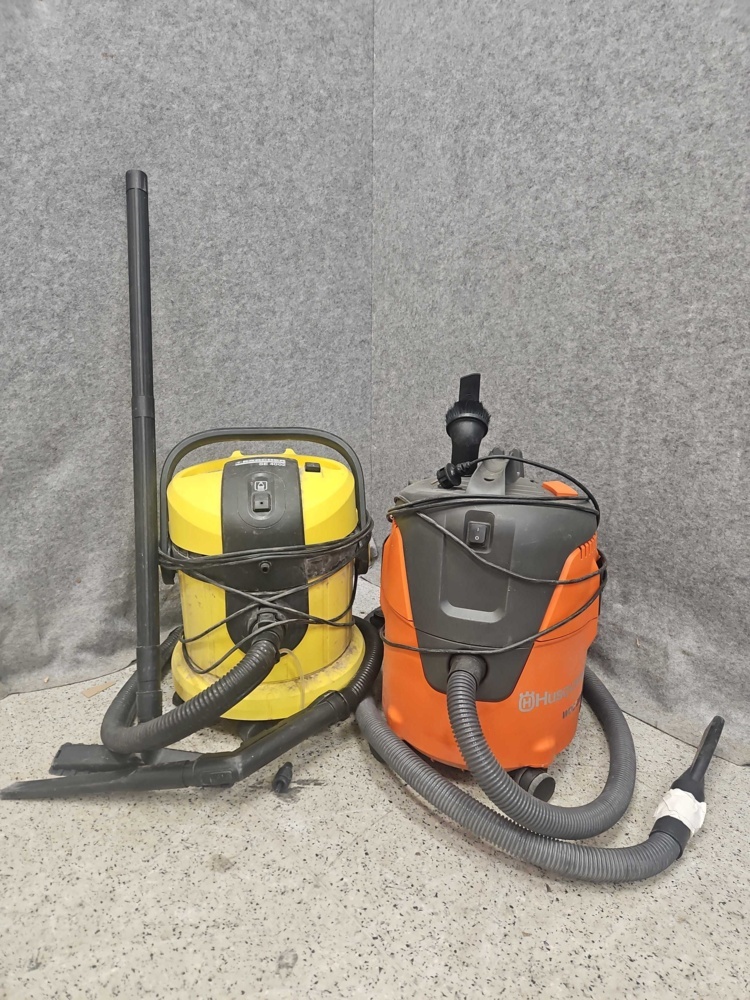 1535547-2 Vacuum cleaners 4 pcs - Kärcher, Biltema, Husqvarna