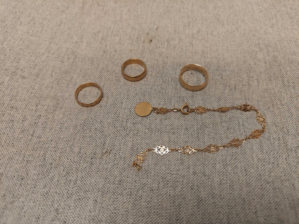 1435881-1 Gold jewelry approx. 16 grams