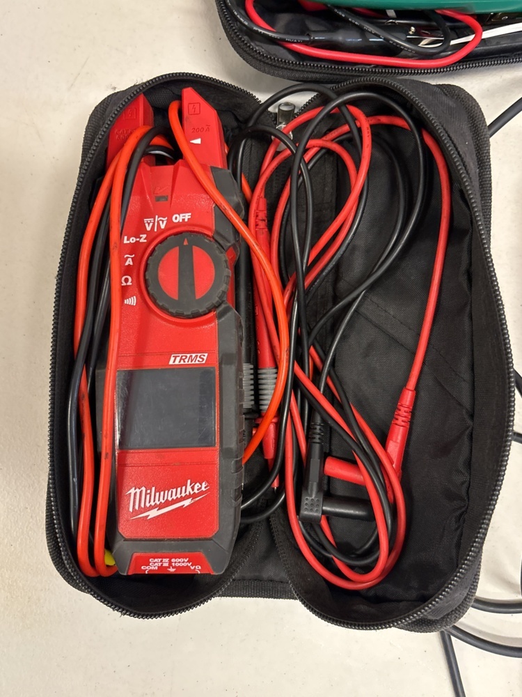 1511390-2 Collection of multimeters and measuring instruments - Elma, Fluke, Milwaukee and Mastech