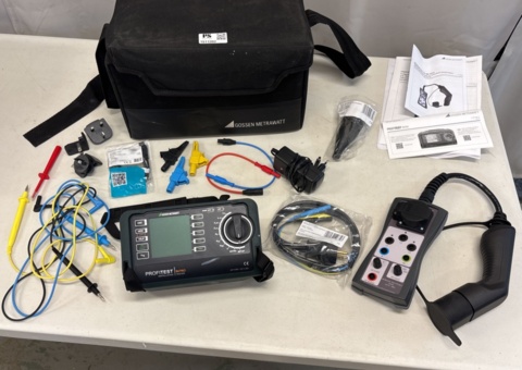 Installation tester with accessories - Gossen Metrawatt Profitest Intro