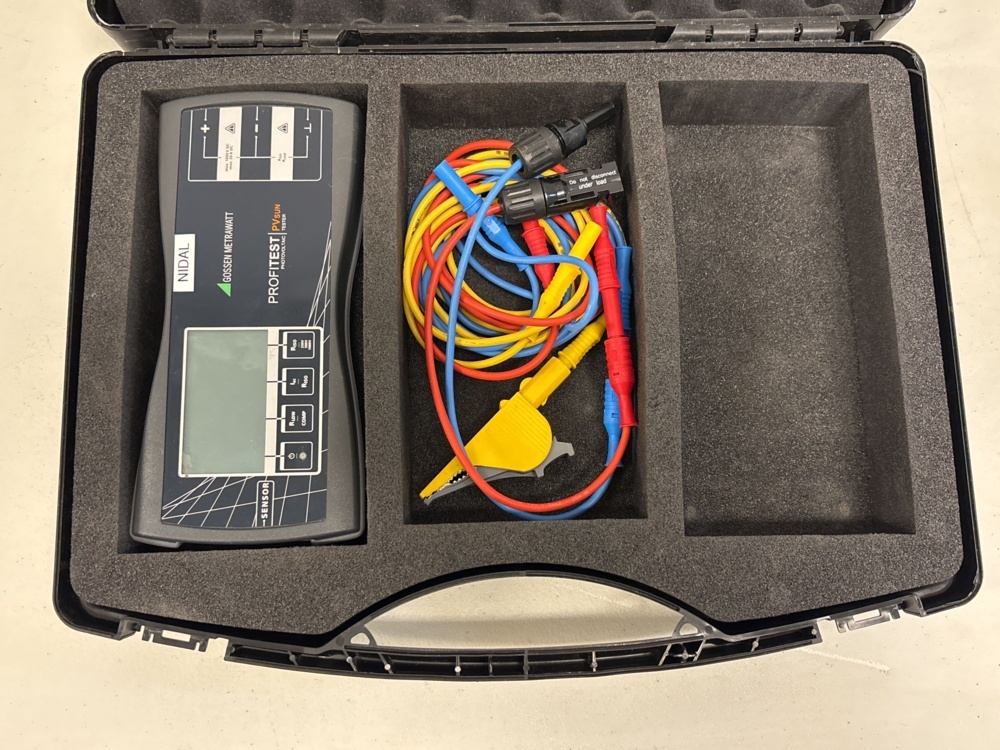 1511393-2 Installation tester with accessories - Gossen Metrawatt Profitest PV Sun