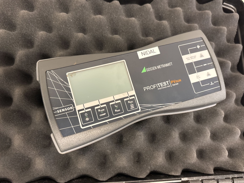 1511393-3 Installation tester with accessories - Gossen Metrawatt Profitest PV Sun