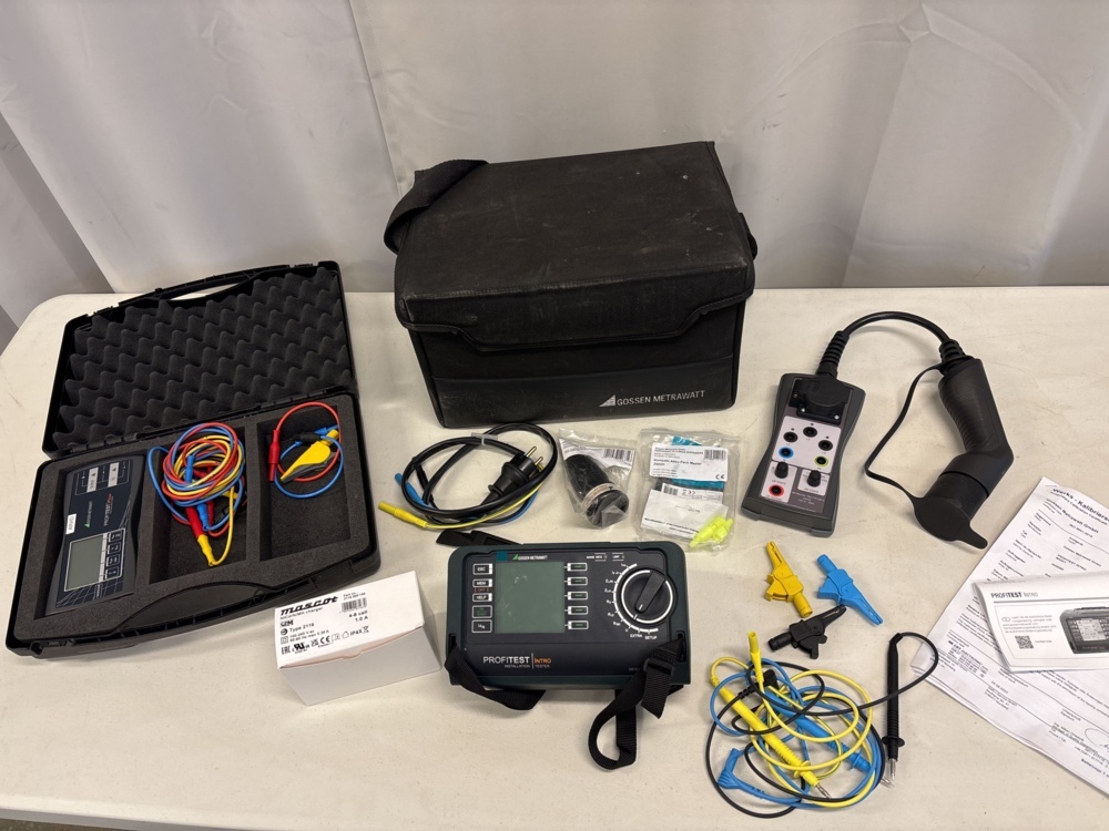 1511394-1 Installation tester with accessories - Gossen Metrawatt Profitest Intro & Metrawatt Profitest PV Sun