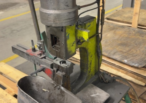 Spot welder with foot pedal and stand
