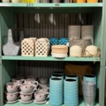 1406073-3 Florist's party - decorative materials, pots, vases, baskets