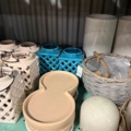 1406073-14 Florist's party - decorative materials, pots, vases, baskets