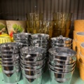 1406073-17 Florist's party - decorative materials, pots, vases, baskets