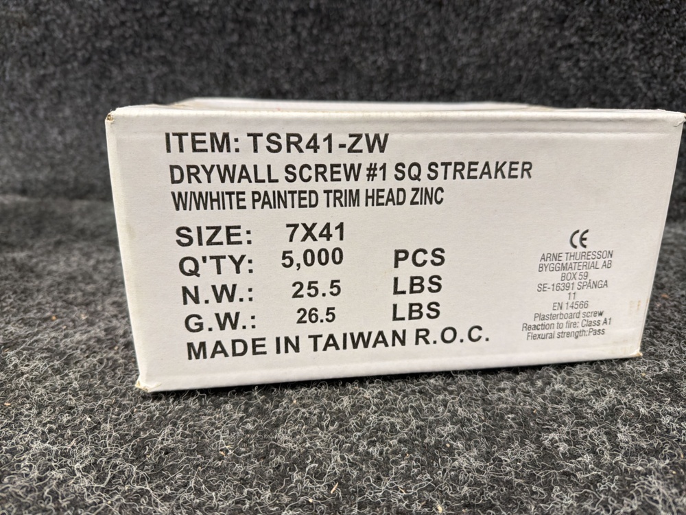 1579338-2 Ca 5000 st Gipsskruv Grabber ca 4x41mm