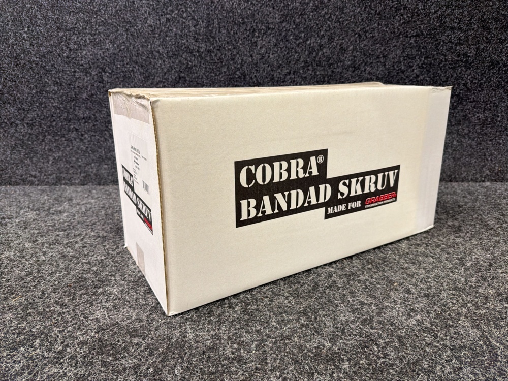 1579404-1 7500 st Bandad Gipsskruv mot stål Cobra 3,8x51 mm