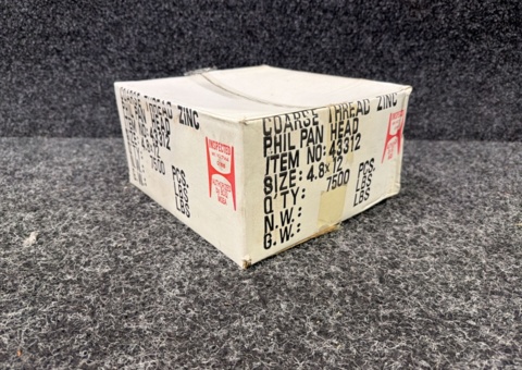 Approx. 7500 pcs Mounting screw 4.8x12 mm