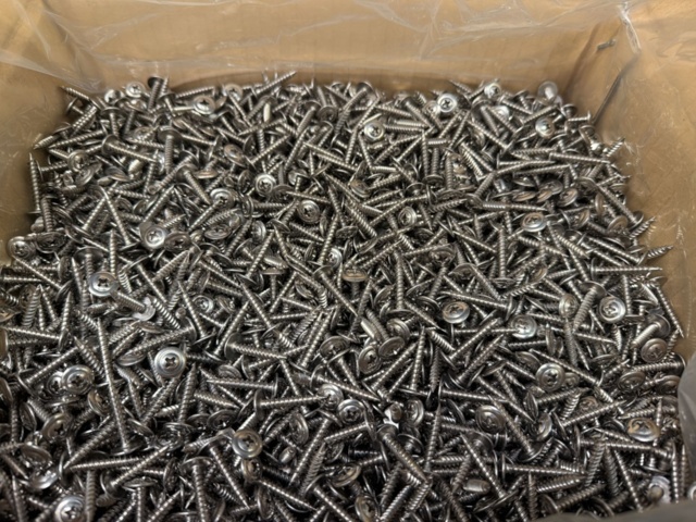 1579505-3 Approx. 5000 pcs. Mounting screw Stainless steel 25 mm