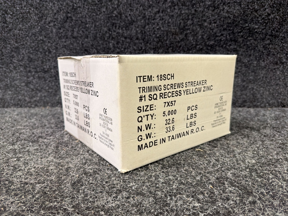 1579548-1 Ca 5000 st Sockelskruv 3,8x57 mm