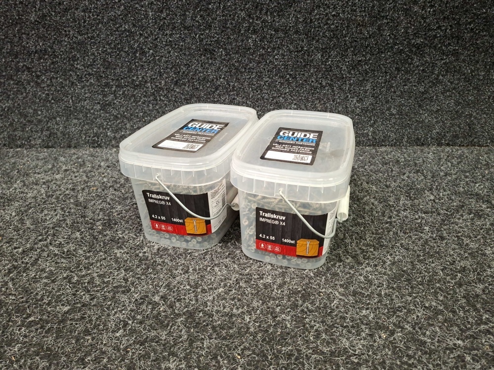 1580335-1 2800 pcs Decking screws 4.2x55mm, Gunnebo