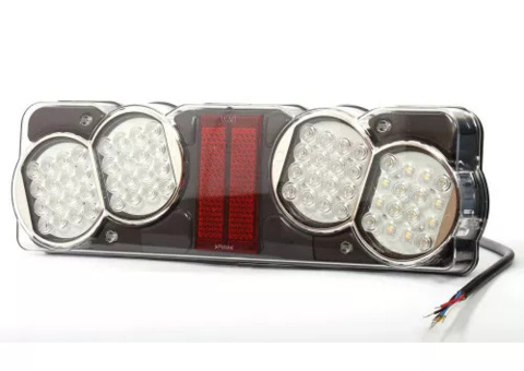 2 st LED bakljus Strands 5 kammare 24V