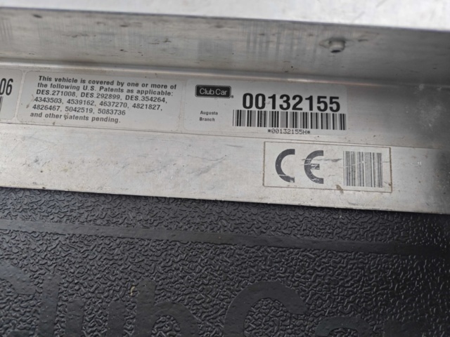 1564869-9 Elfordon Clubcar reparationsobjekt / reservdelsfordon