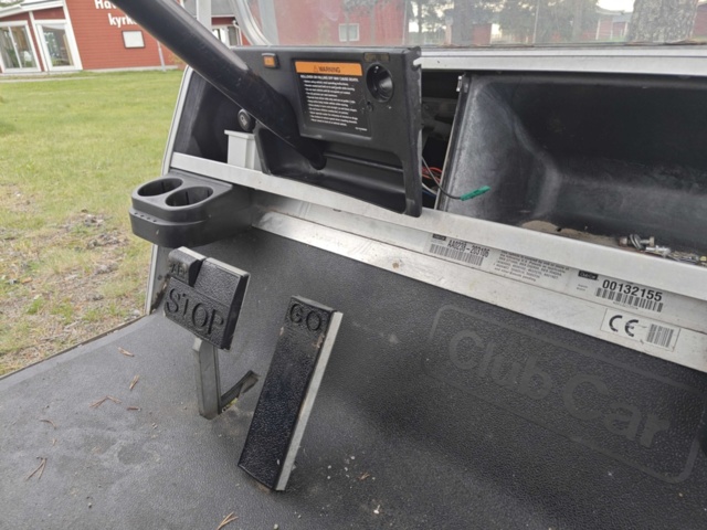 1564869-10 Elfordon Clubcar reparationsobjekt / reservdelsfordon