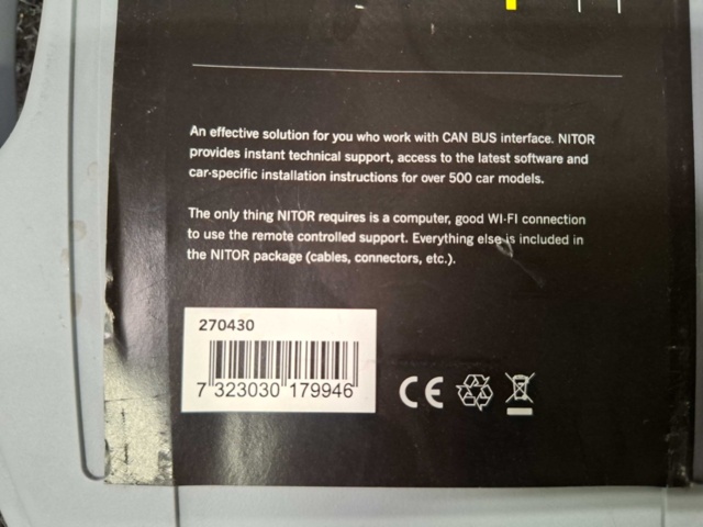 1579829-4 Nitor- Can-bus uppdatering Strands