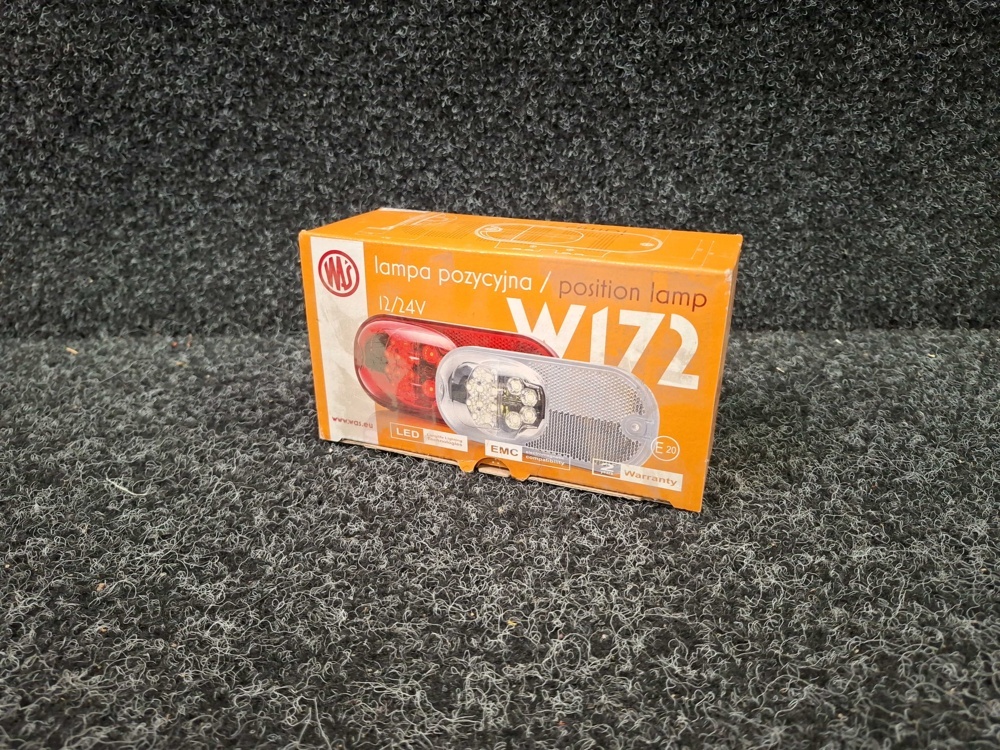 1580156-2 6 pcs Position lights red 12-24V, Strands