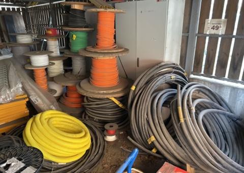 Cables, hoses and installation materials