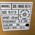 1580523-4 Aluminum rims 4 pcs new - IMAGE DELTA