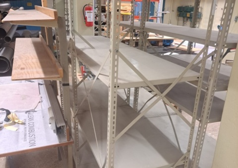 Sheet metal shelves 4pcs