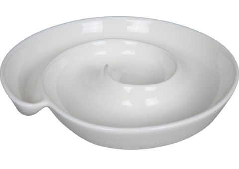 Small snake barrel, 32 pcs - size 17Ø x 2 cm, white