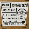1580526-2 Aluminum rims 4 pcs new, 5x114.3 - IMAGE DELTA