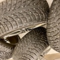 1580527-3 21" Winter wheels with Nokian studded tires