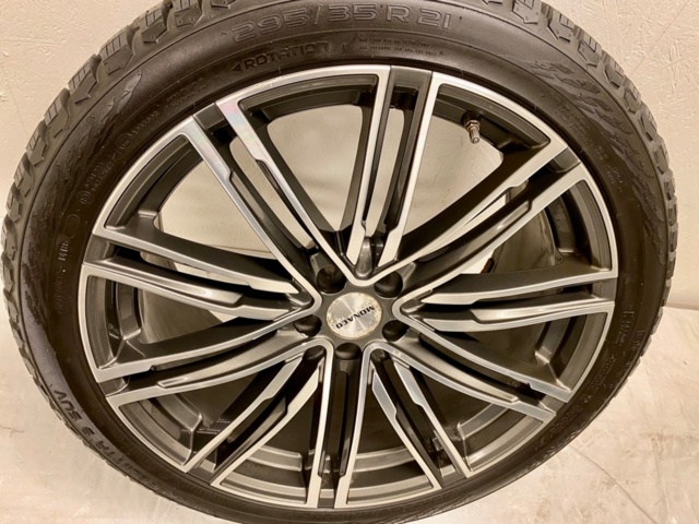 1580527-11 21" Winter wheels with Nokian studded tires