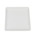 1580712-1 Fyrkantig tallrik, 16 st - stl 25 x 25 x 2,5 cm, vit
